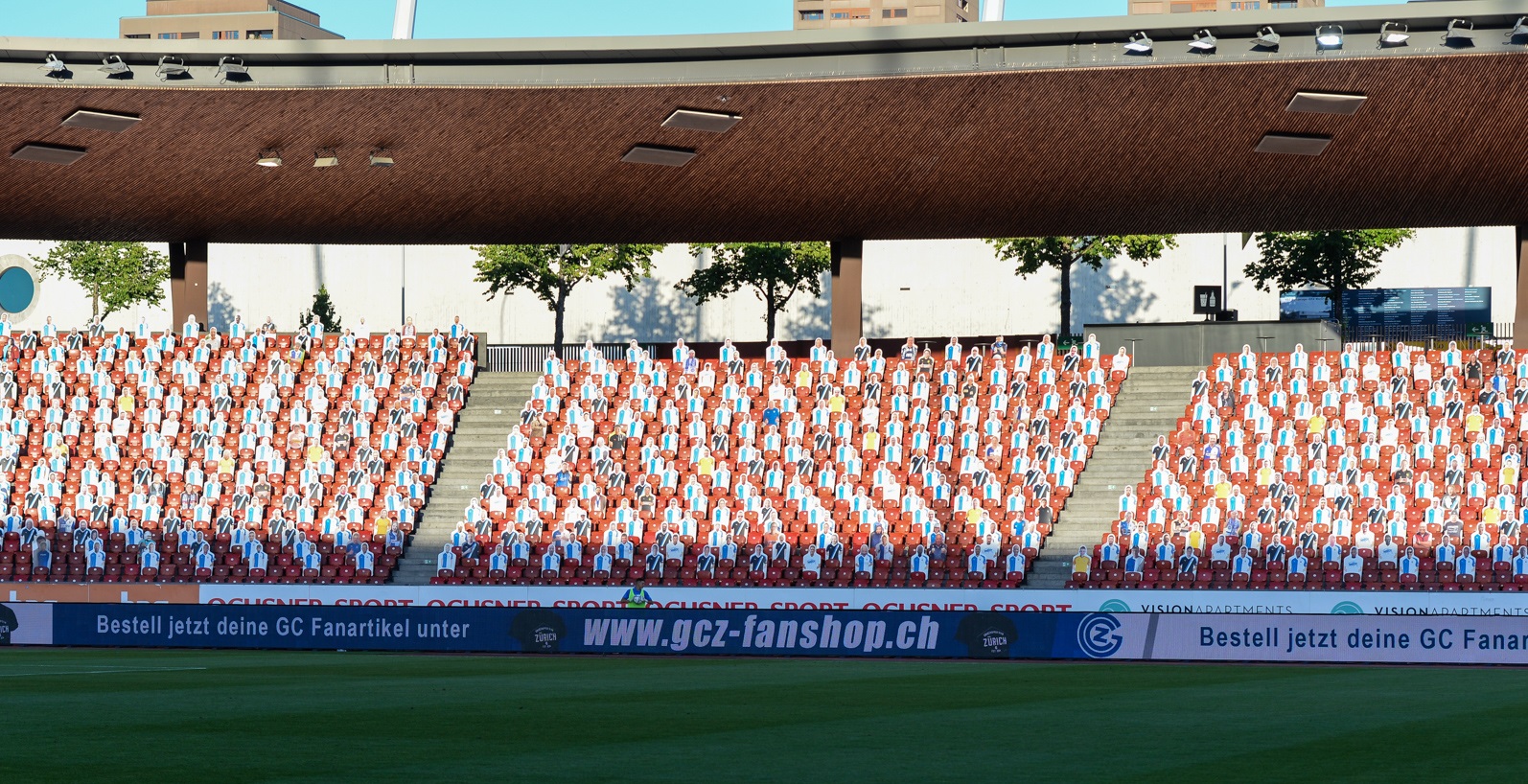 Stadium announcer in times of Covid-19