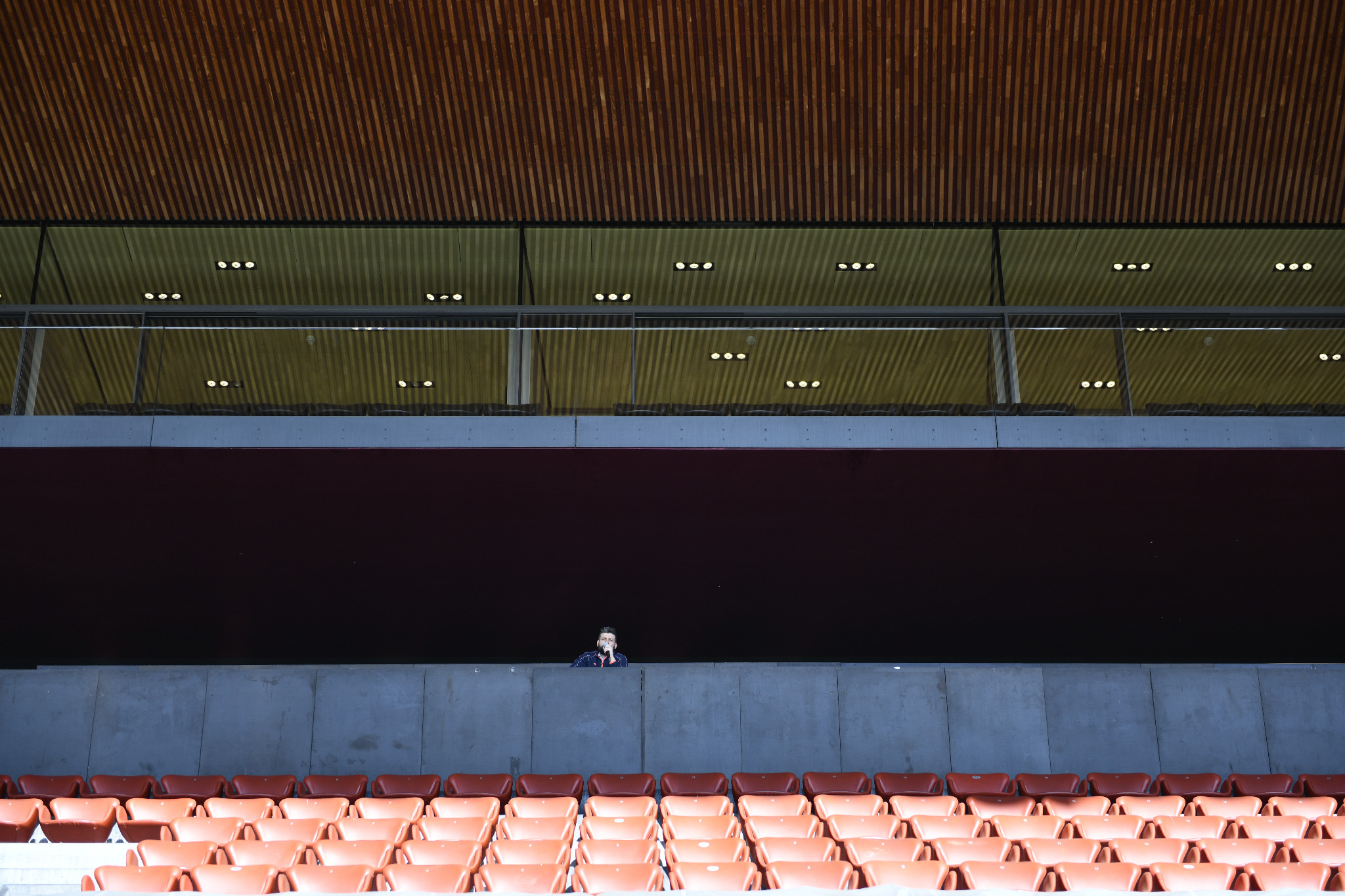 Stadium announcer in times of Covid-19