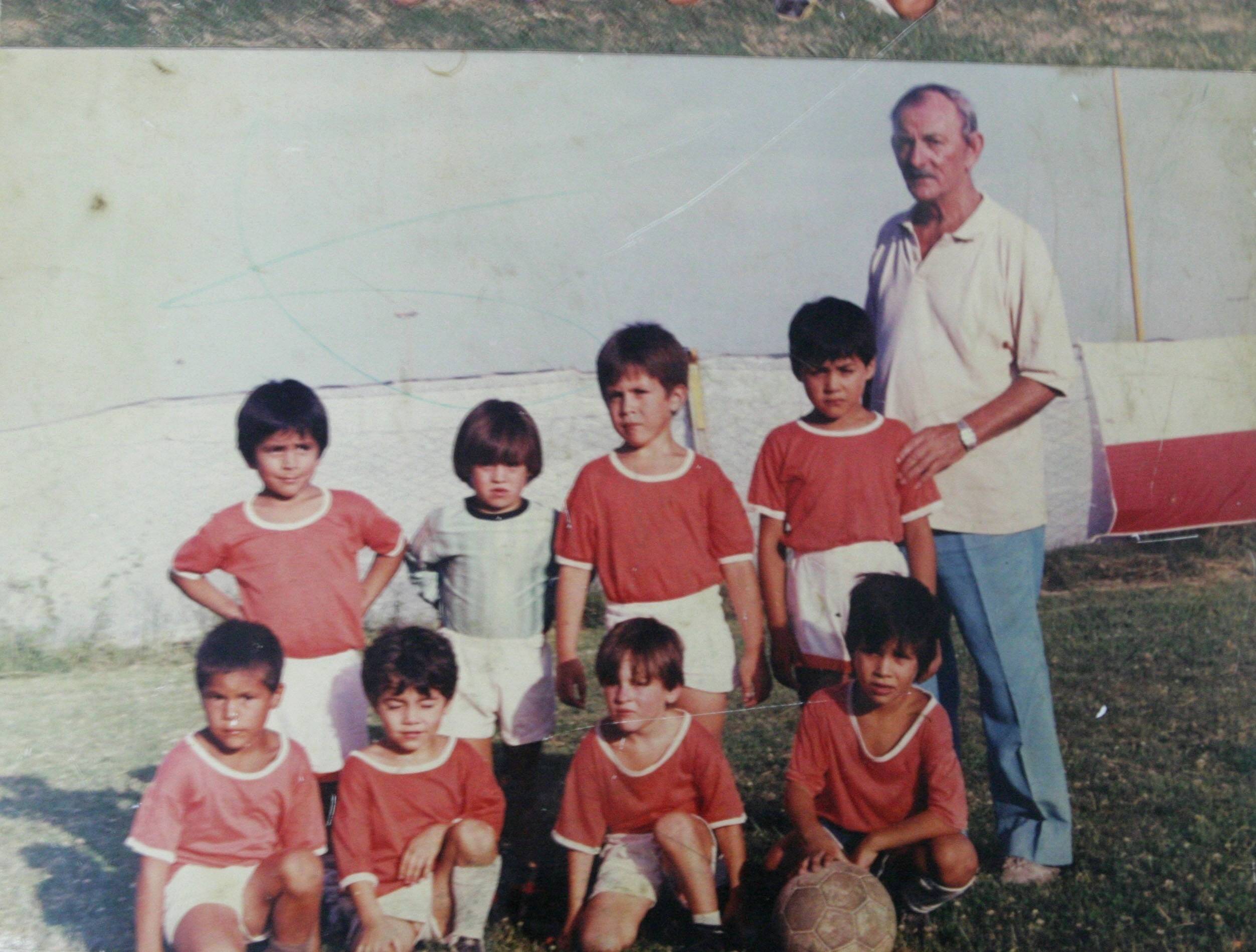 messi childhood photo