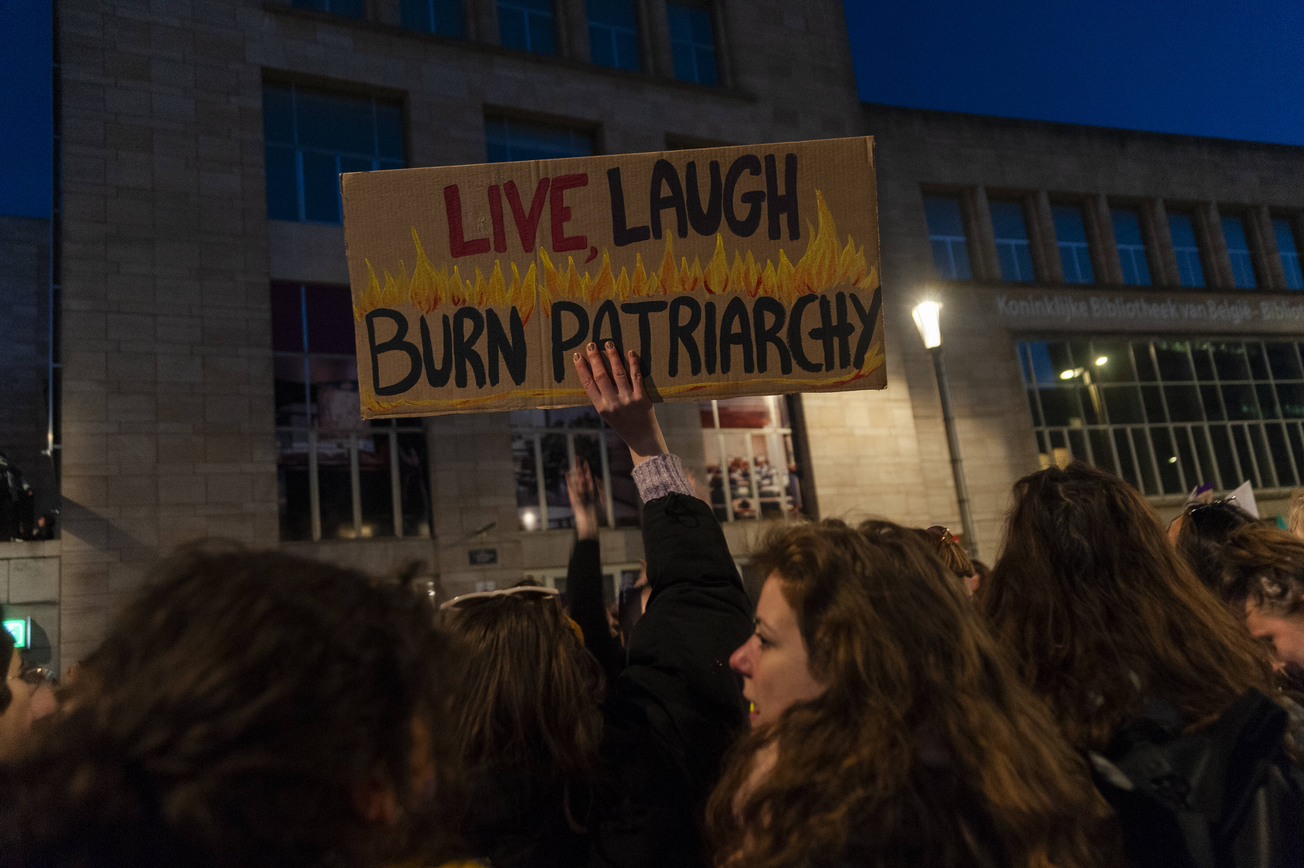 IMAGO / Le Pictorium / Nicolas Landemard | Several thousand demonstrators gather in Belgian captial to celebrate Women's Rights Day. March, 2022.